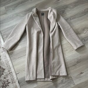 Elegant Cream Zara Women's Sweater Coat